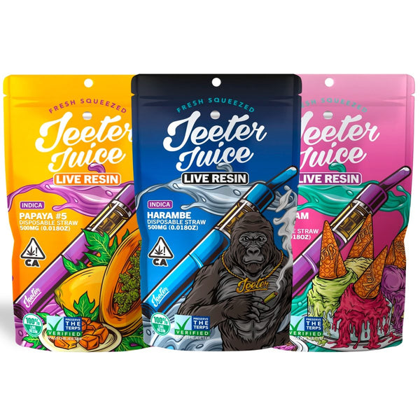 Jeeter’s Relaxation Bundle | Kit Indica | 3 unidades